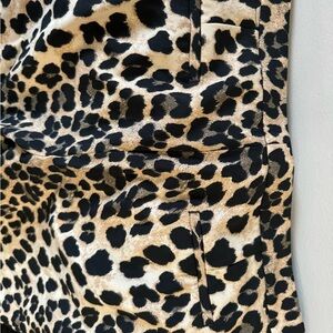 Zara leapard pants